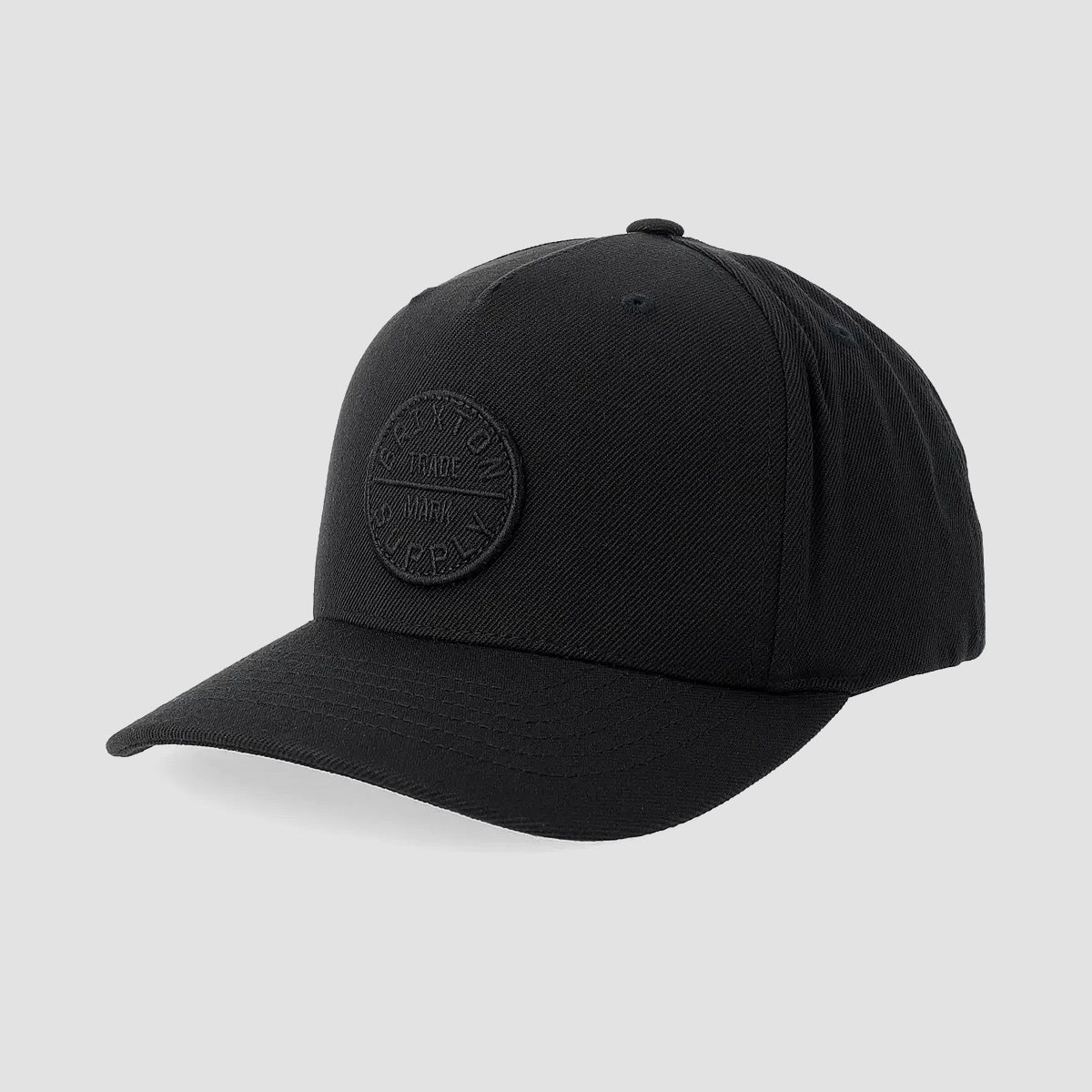 Brixton Crest C MP Snapback Cap Black/Black