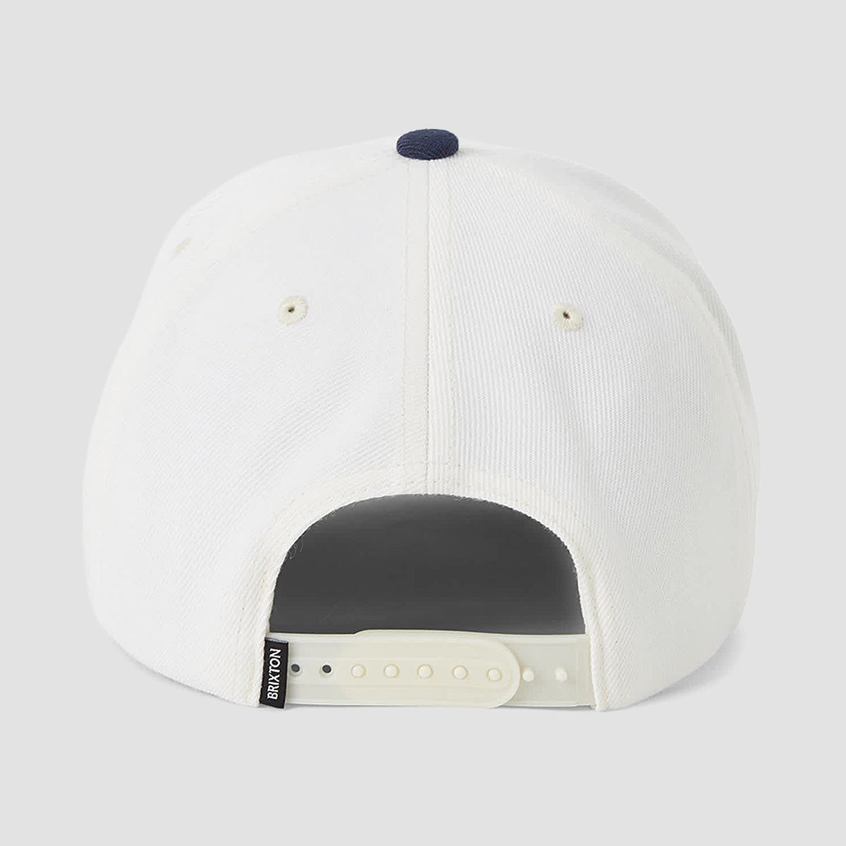 Brixton Crest C MP Snapback Cap Wax Paper/Navy