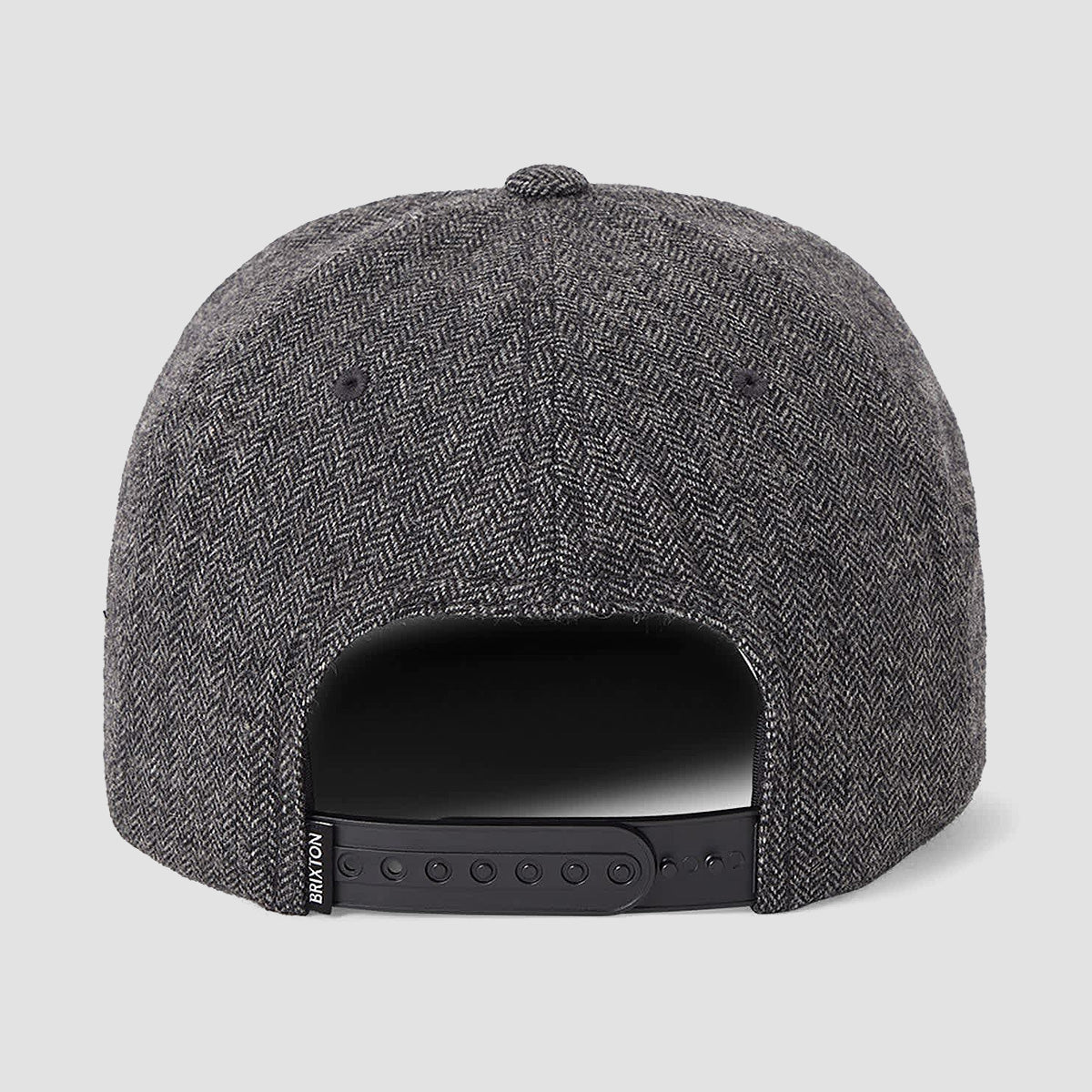 Brixton Dyson Snapback Cap Black Herringbone