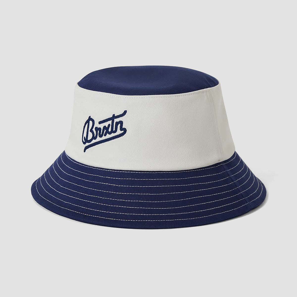 Brixton Eldon Packable Bucket Hat Midnight Blue/Off White