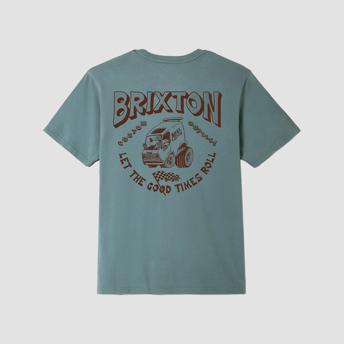 Brixton Garnet T-Shirt Ocean Breeze