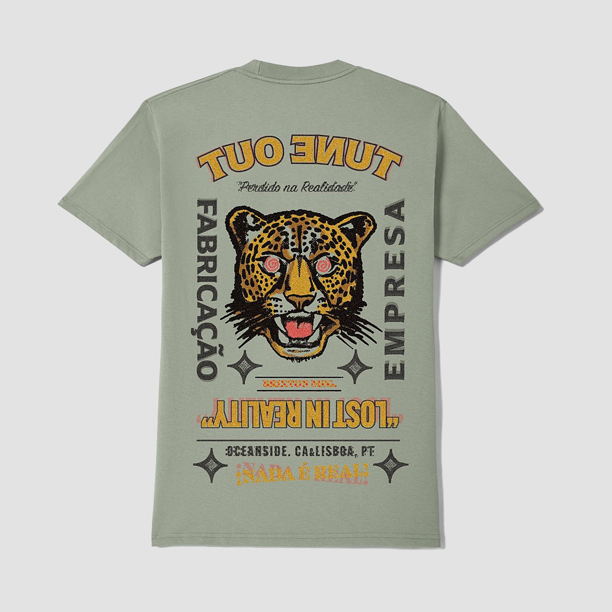 Brixton Getaway T-Shirt Desert Green