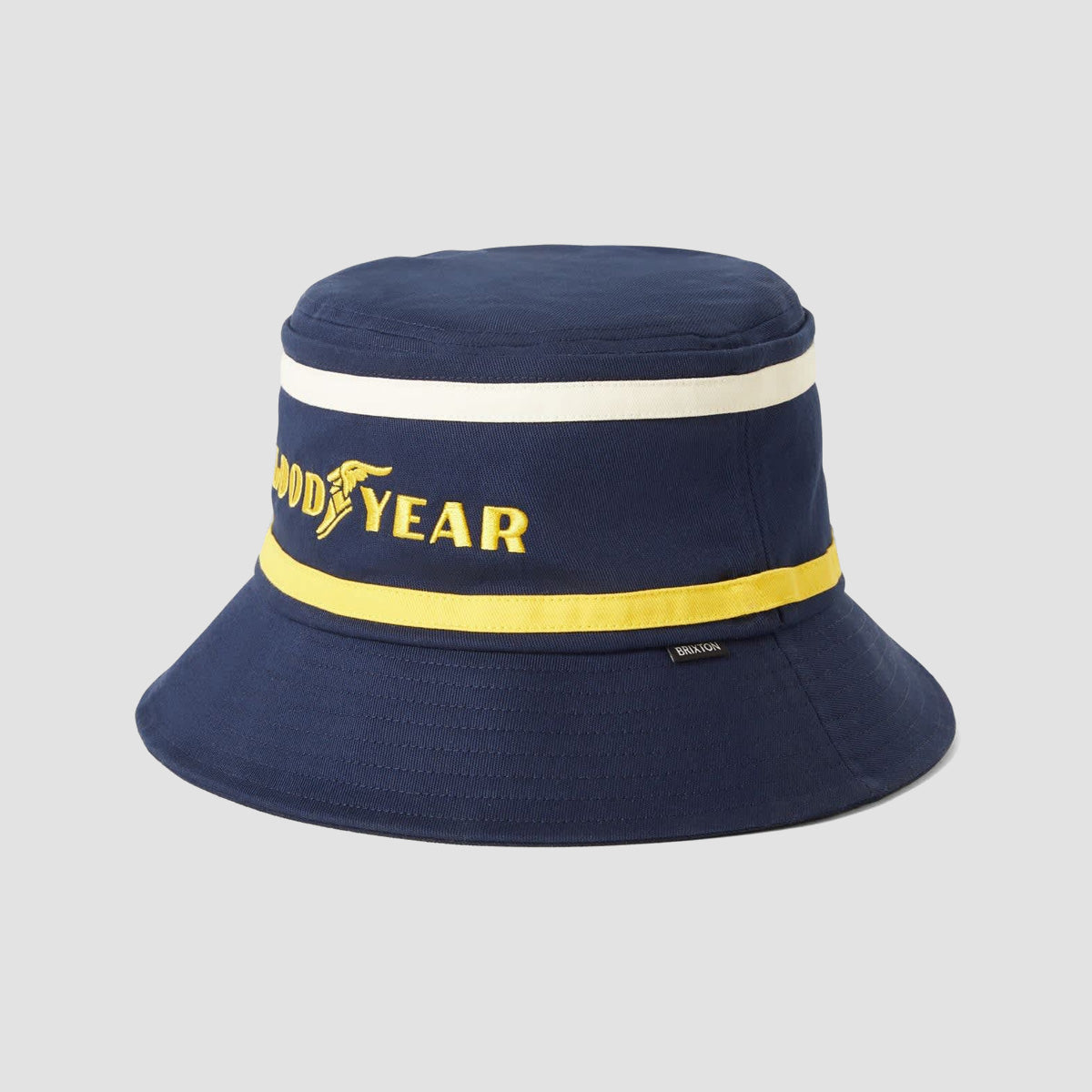 Brixton Goodyear Service Bucket Hat Navy