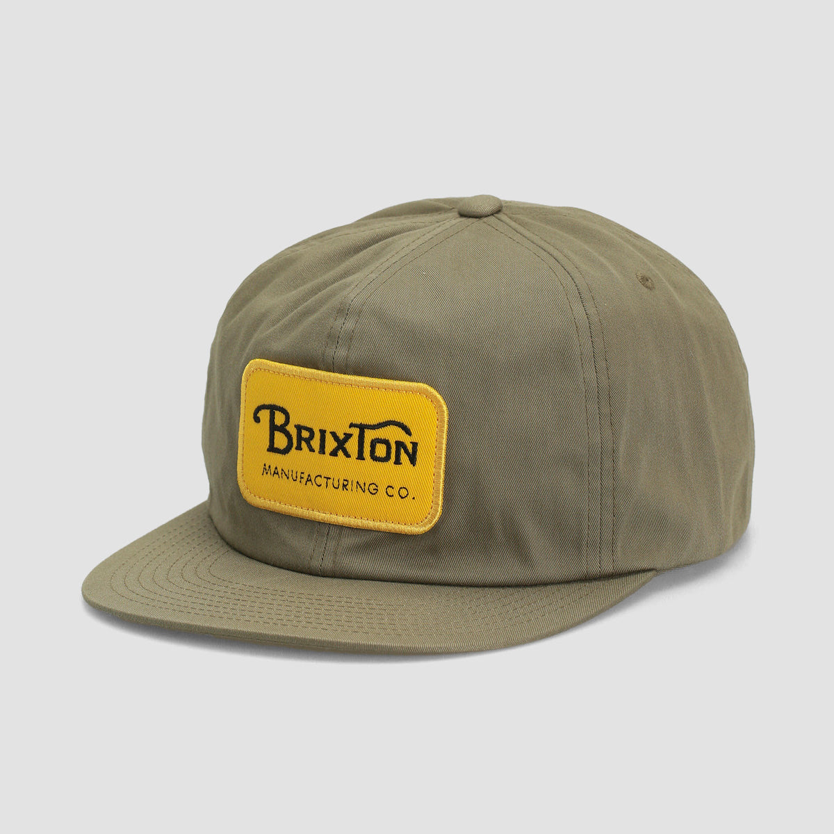 Brixton Grade HP Snapback Cap Olive Surplus