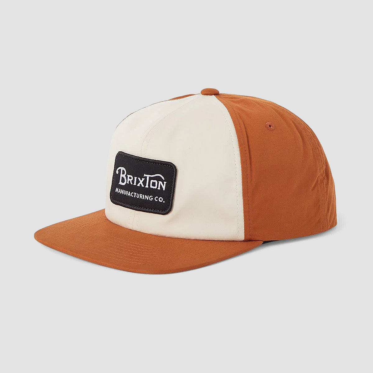 Brixton Grade Snapback Cap Whitecap/Caramel
