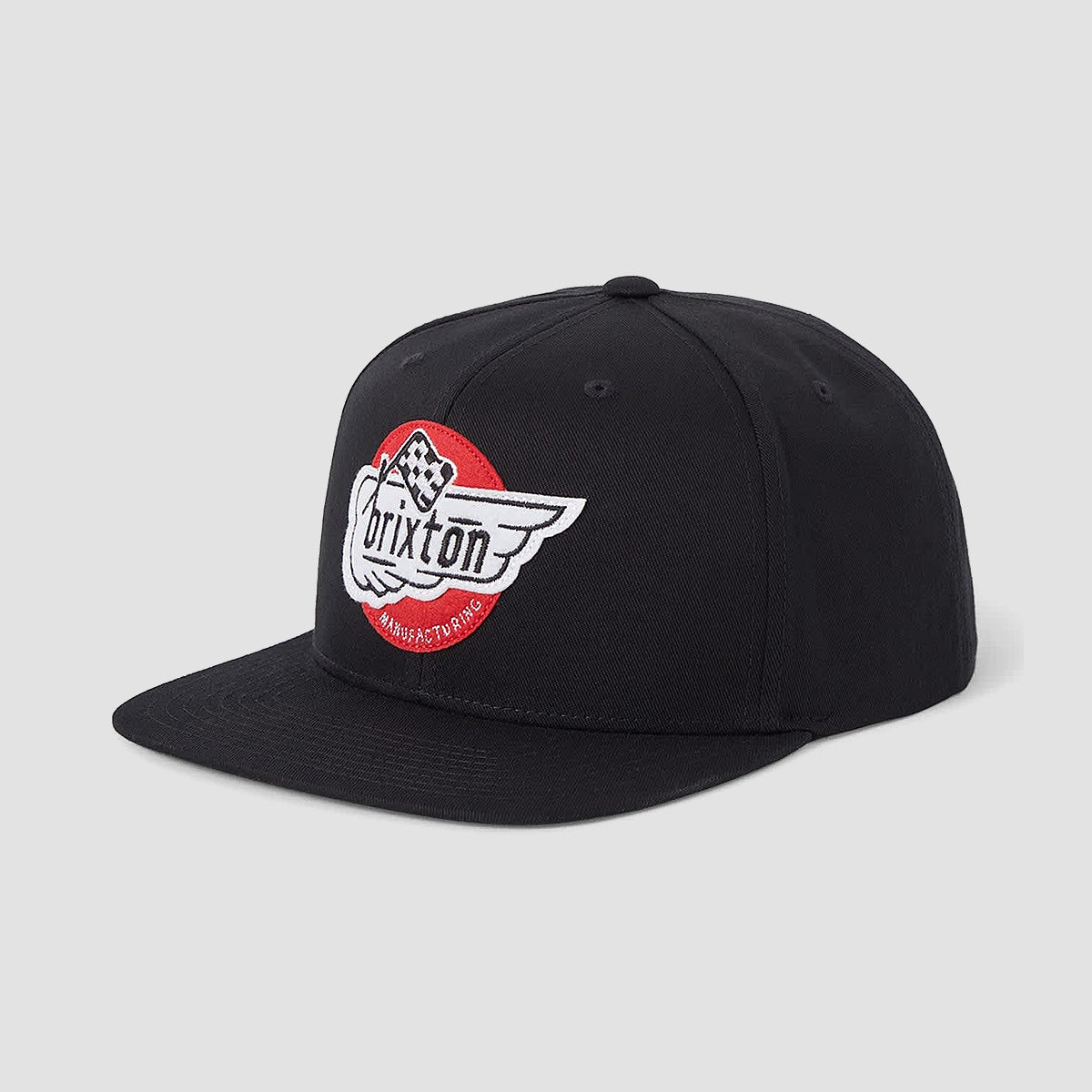 Brixton Heyward Snapback Cap Black