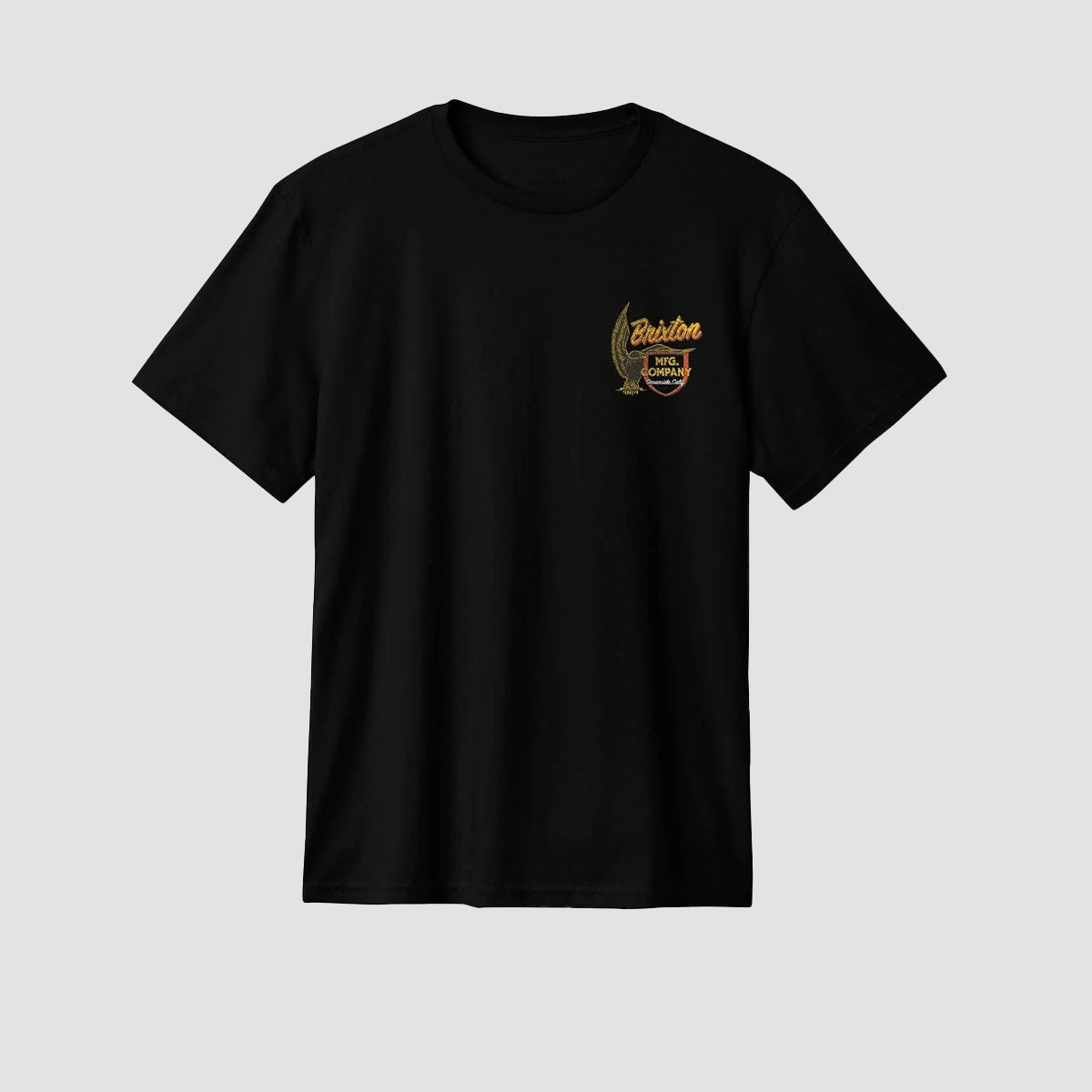 Brixton Highline T-Shirt Black Worn Wash