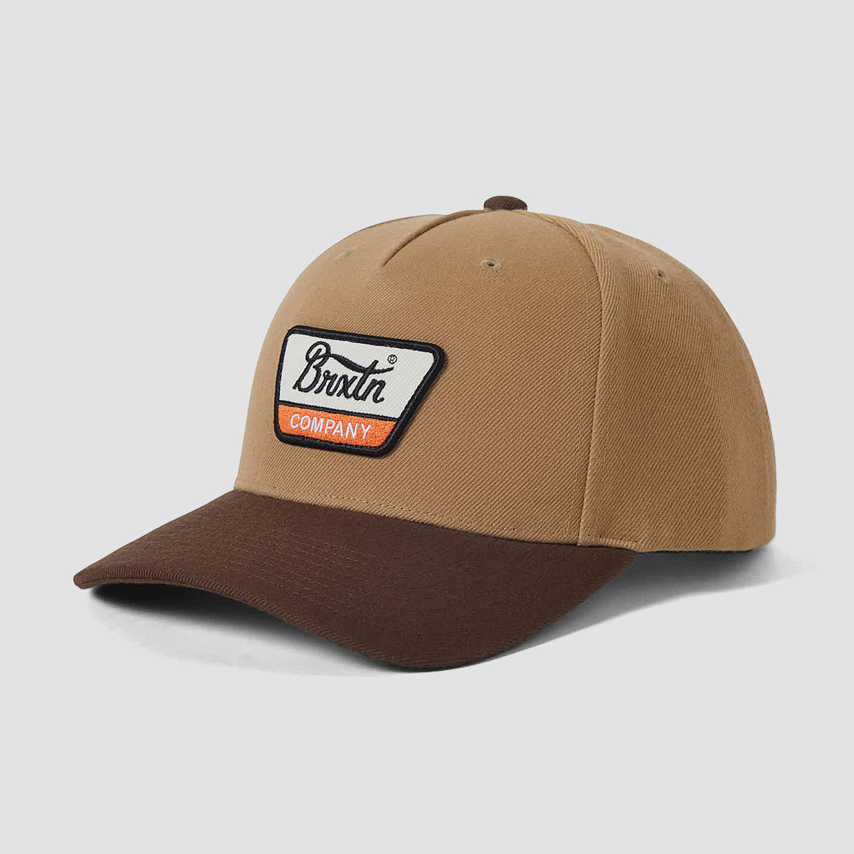 Brixton Linwood C Netplus MP Snapback Cap Sand/Pinecone Brown