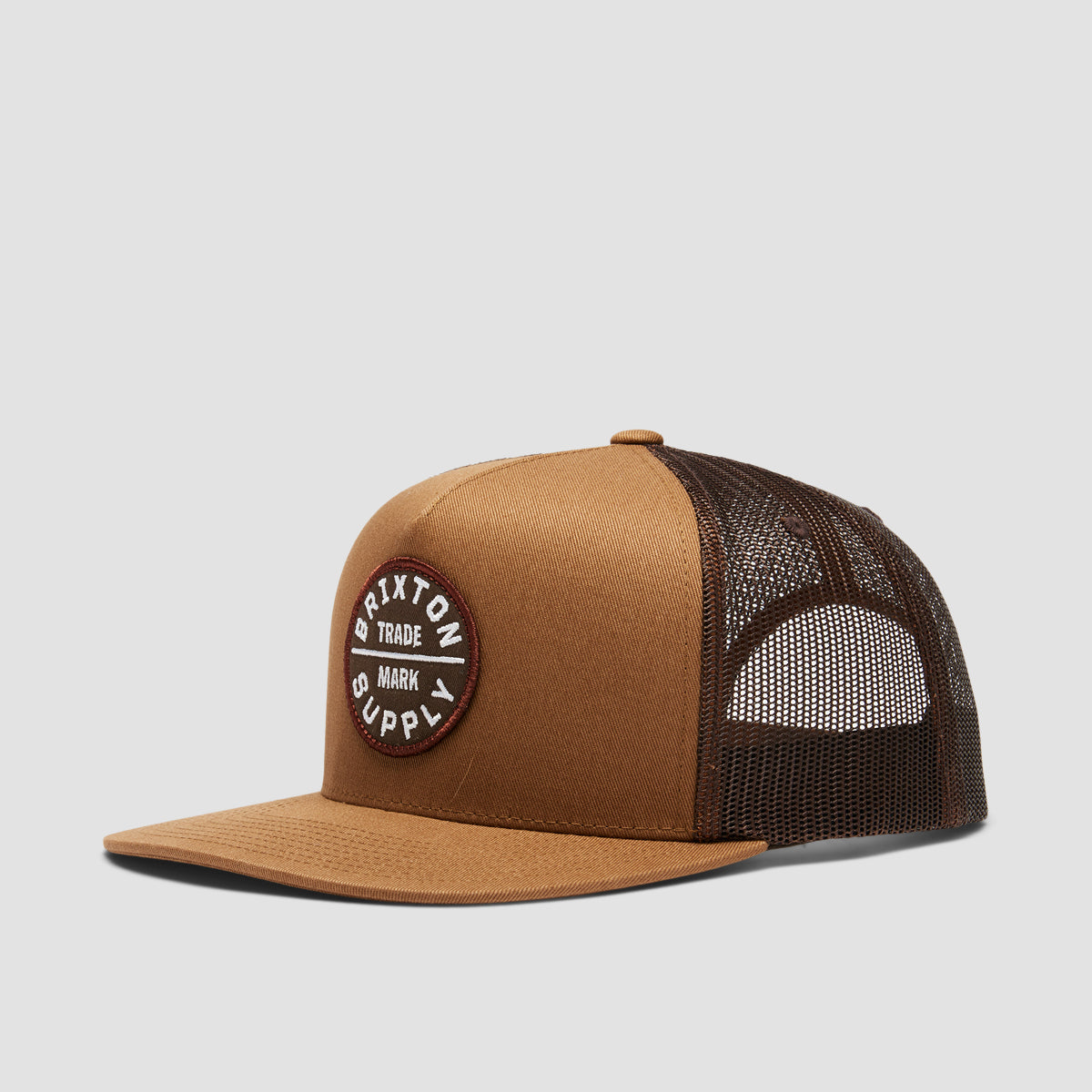 Brixton Oath MP Trucker Cap Light Brown/Sepia