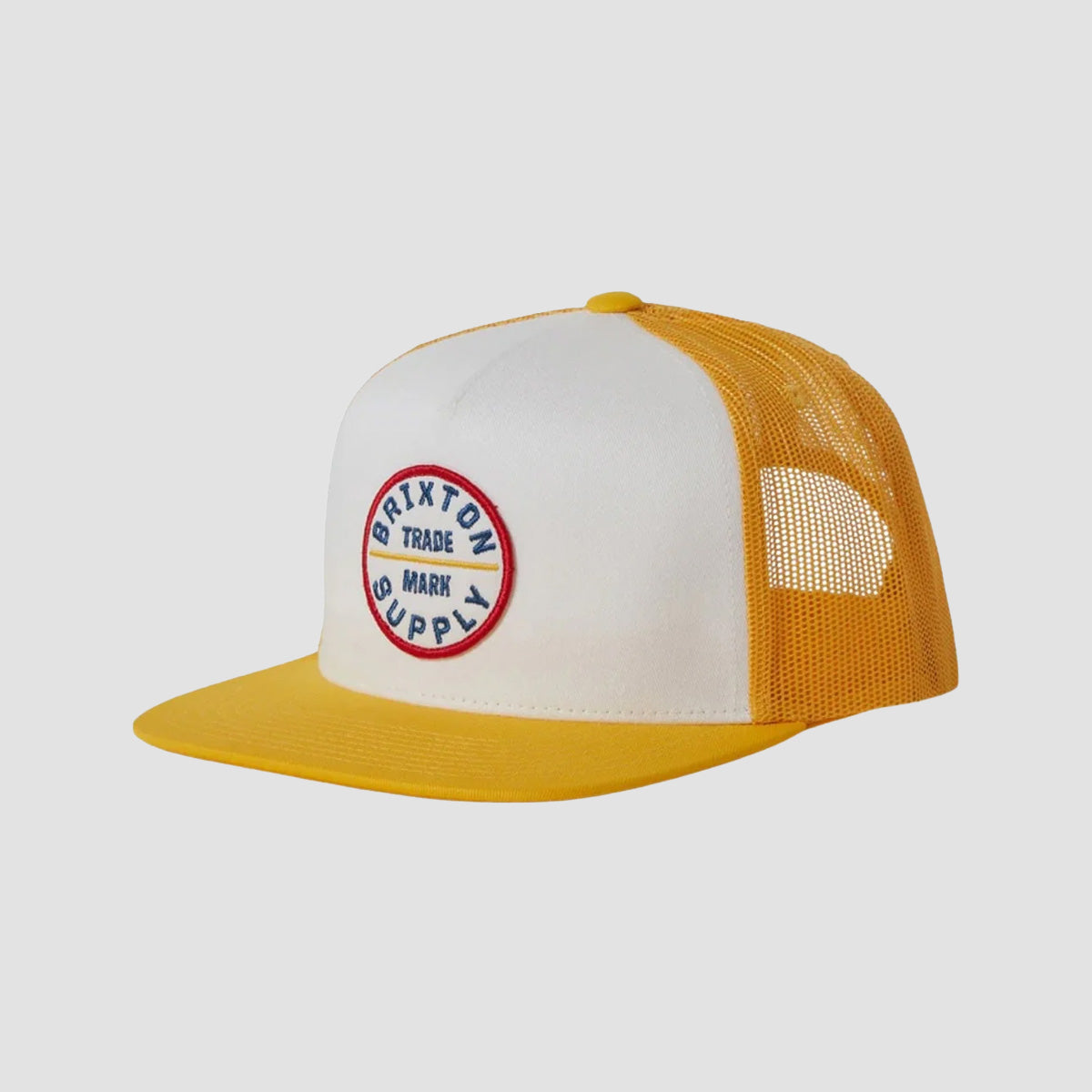 Brixton Oath MP Trucker Cap Yellow/White/Yellow