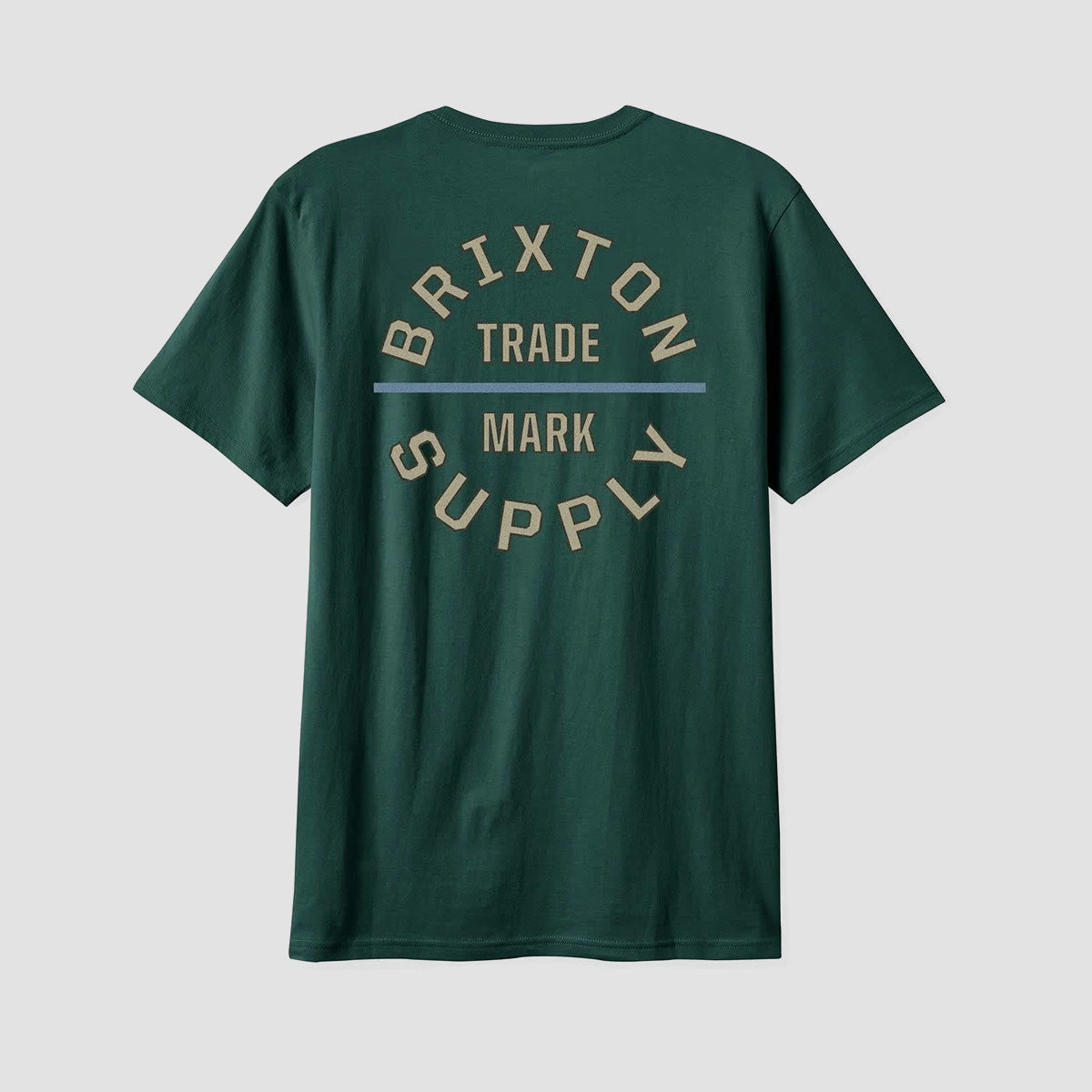 Brixton Oath V T-Shirt Deep Emerald/Sand/Slate