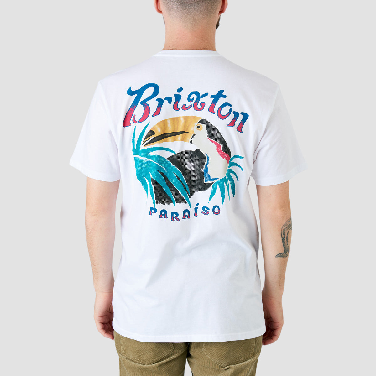 Brixton Paraiso Tailored T-Shirt White