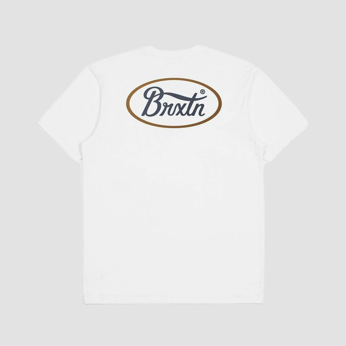 Brixton Parsons Tailored T-Shirt Oatmeal/Washed Black/Mahogany