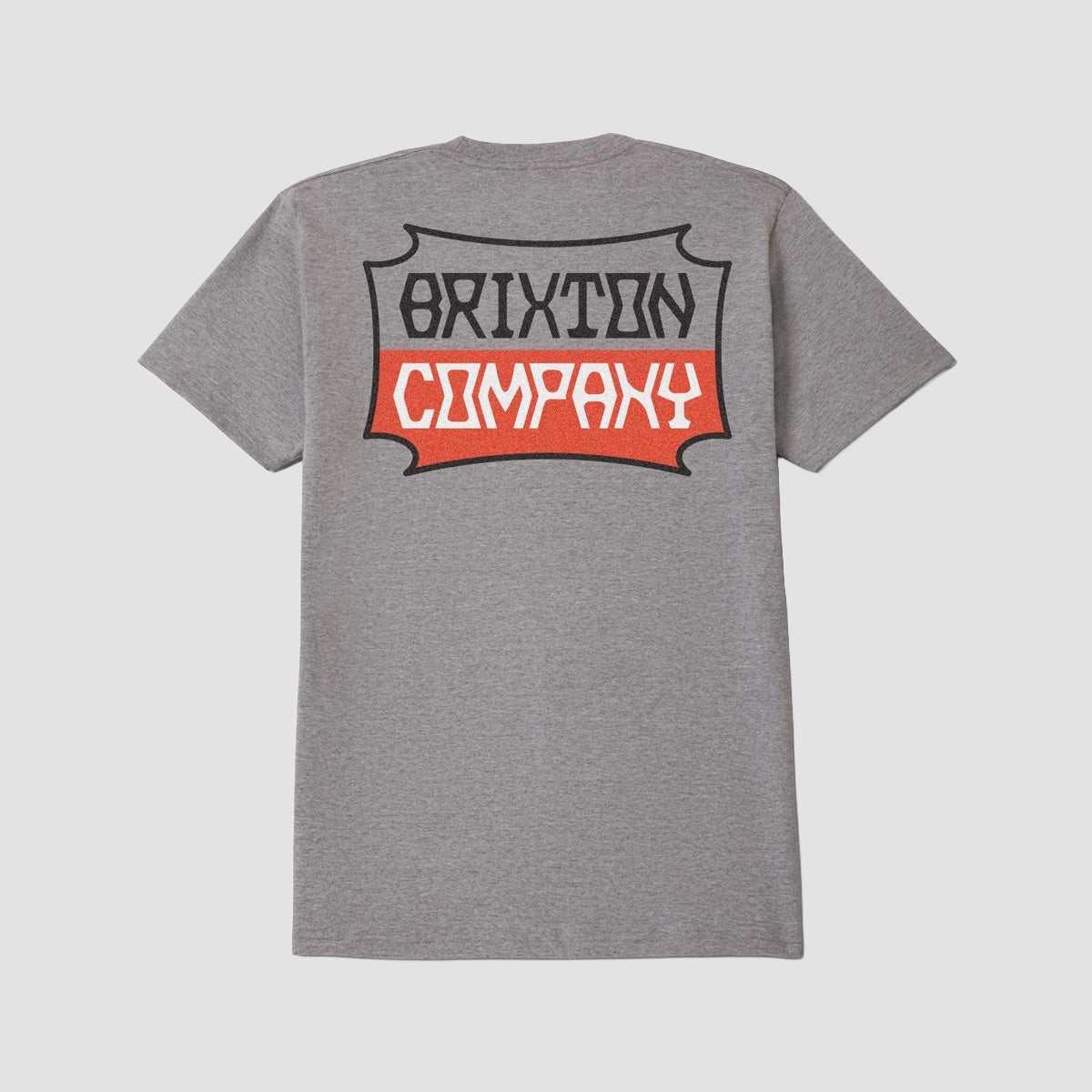 Brixton Pillar T-Shirt Heather Grey