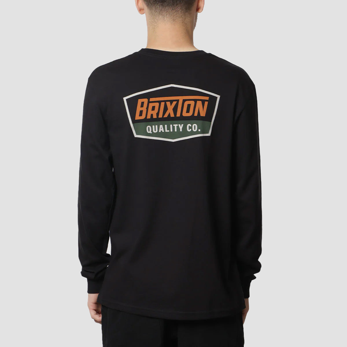 Brixton Regal Longsleeve T-Shirt Black/Rust