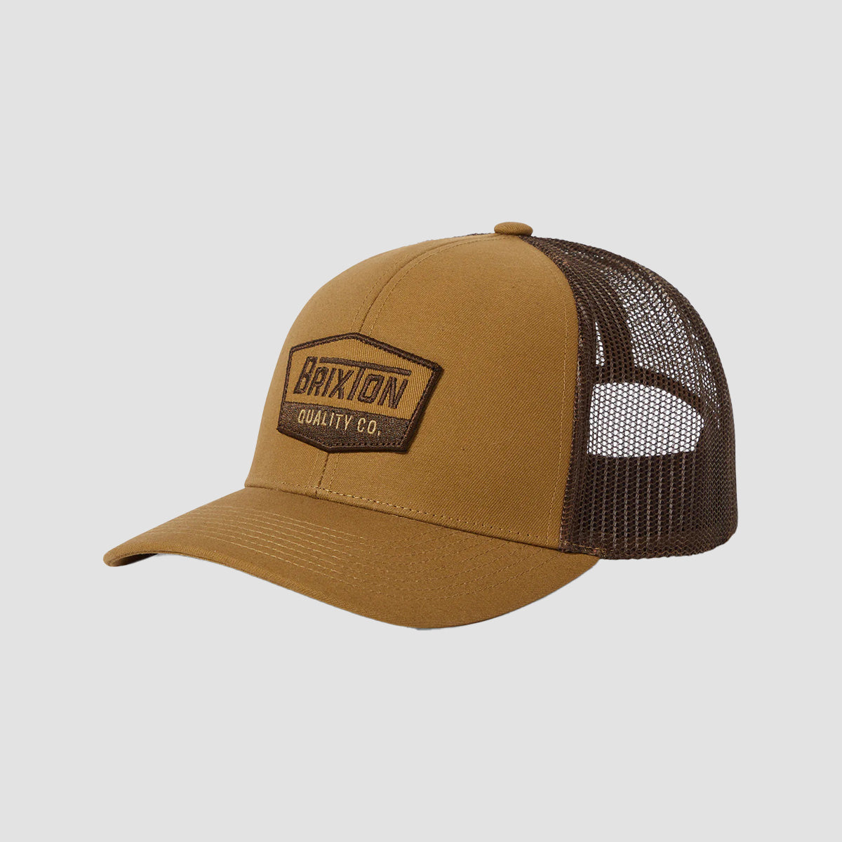 Brixton Regal Netplus MP Trucker Cap Dark Khaki/Coffee