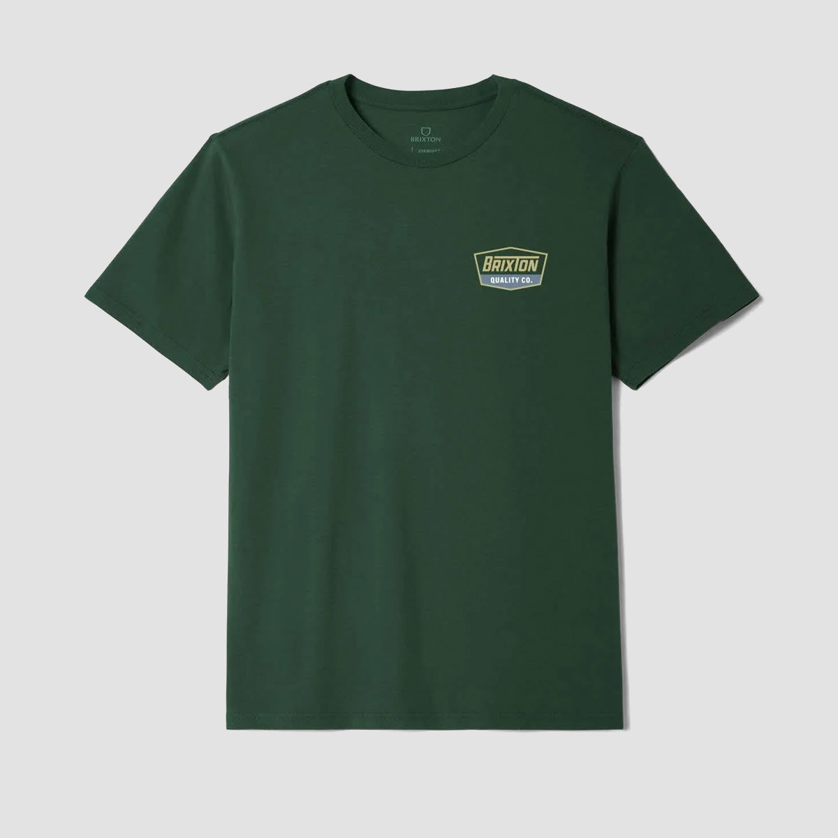 Brixton Regal T-Shirt Forest Green/Curry/Grey Blue