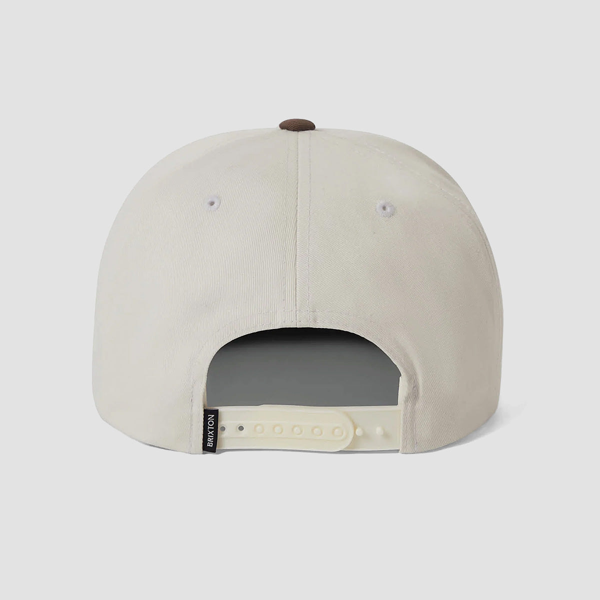 Brixton Rhett MP Snapback Cap Off White/Pinecone Brown