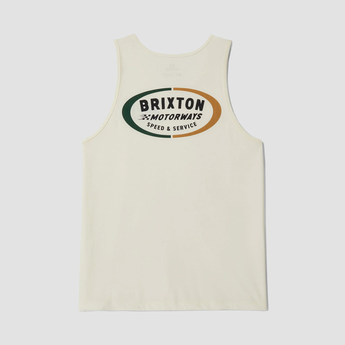 Brixton Rhett Tank Top Vest Off White