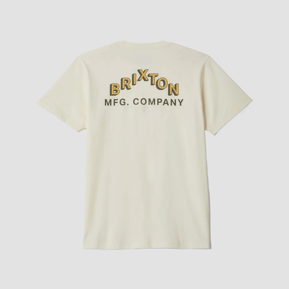 Brixton Roman Pocket T-Shirt White