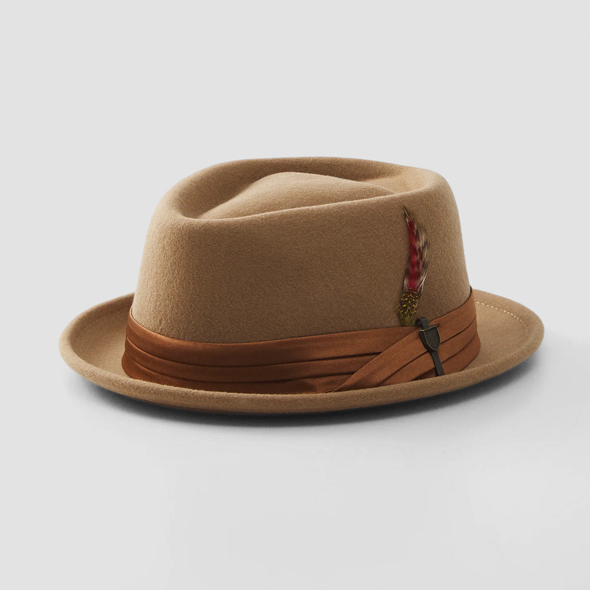 Brixton Stout Pork Pie Hat Tan