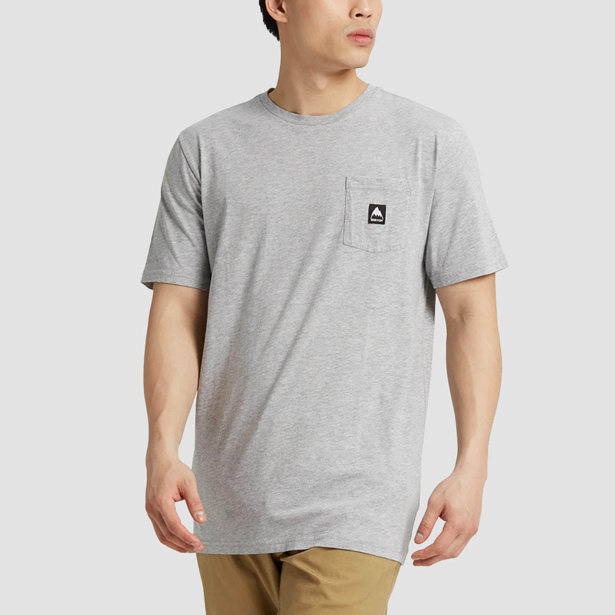 Burton Colfax T-Shirt Grey Heather