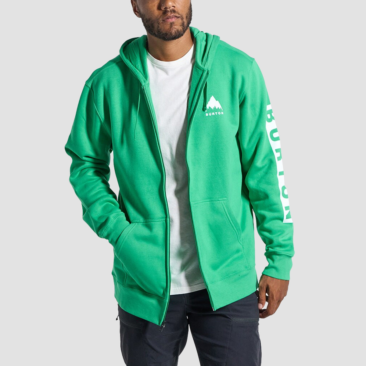 Burton Elite Full-Zip Hoodie Petrol Green