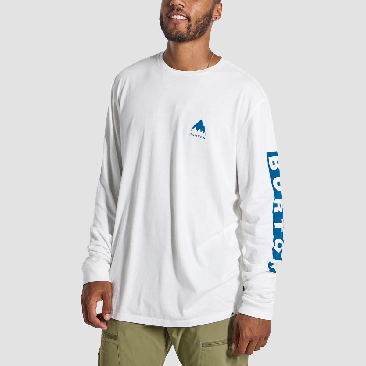 Burton Elite Longsleeve T-Shirt Stout White