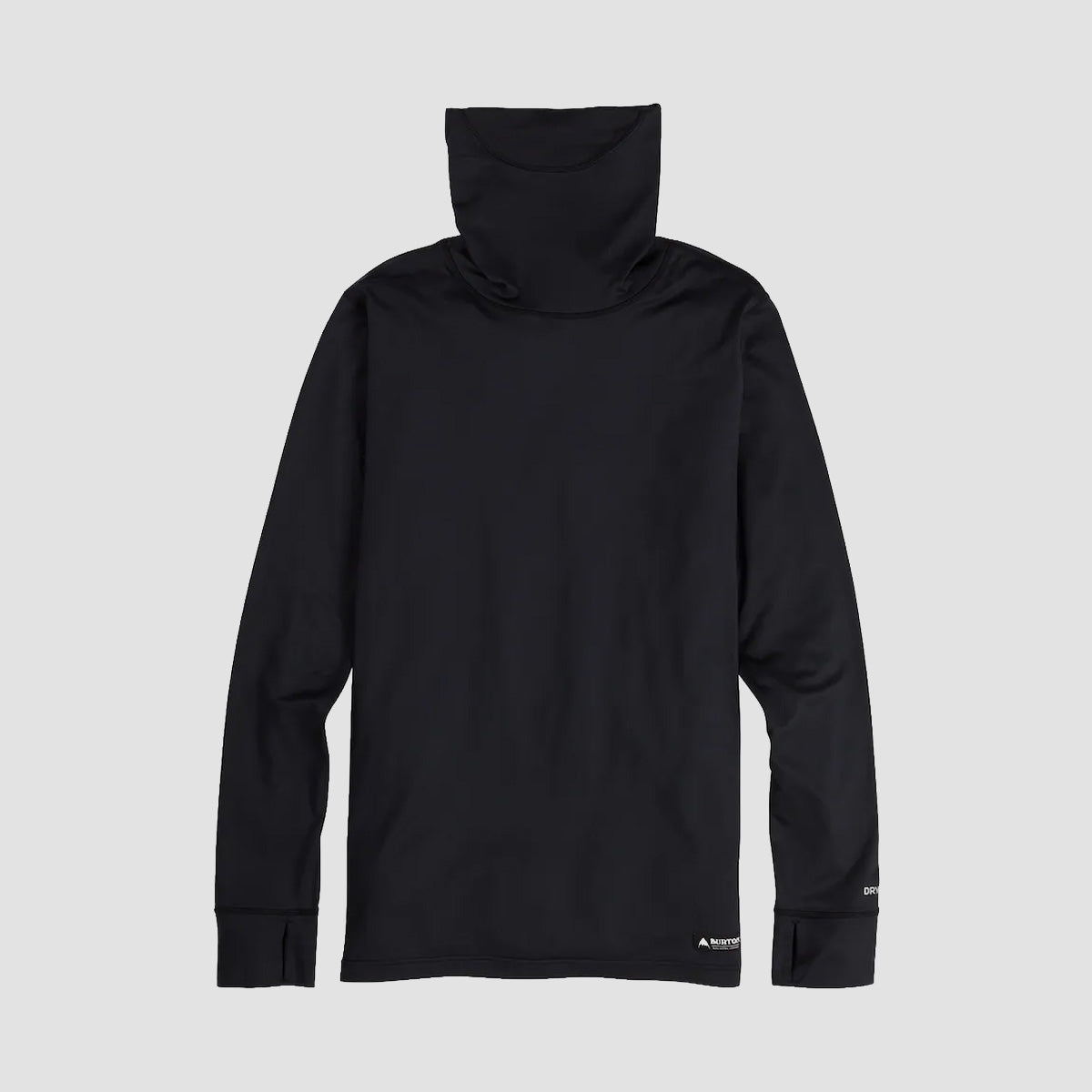 Burton Midweight Base Layer Long Neck Longsleeve T-Shirt True Black