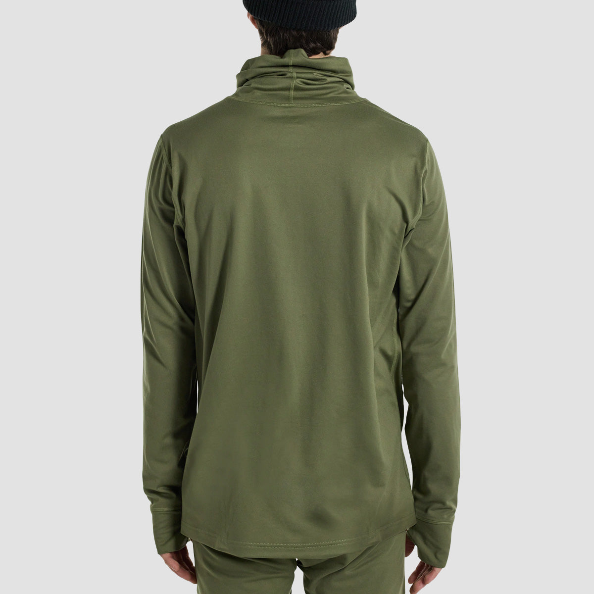 Burton Midweight Base Layer Long Neck T-Shirt Forest Moss