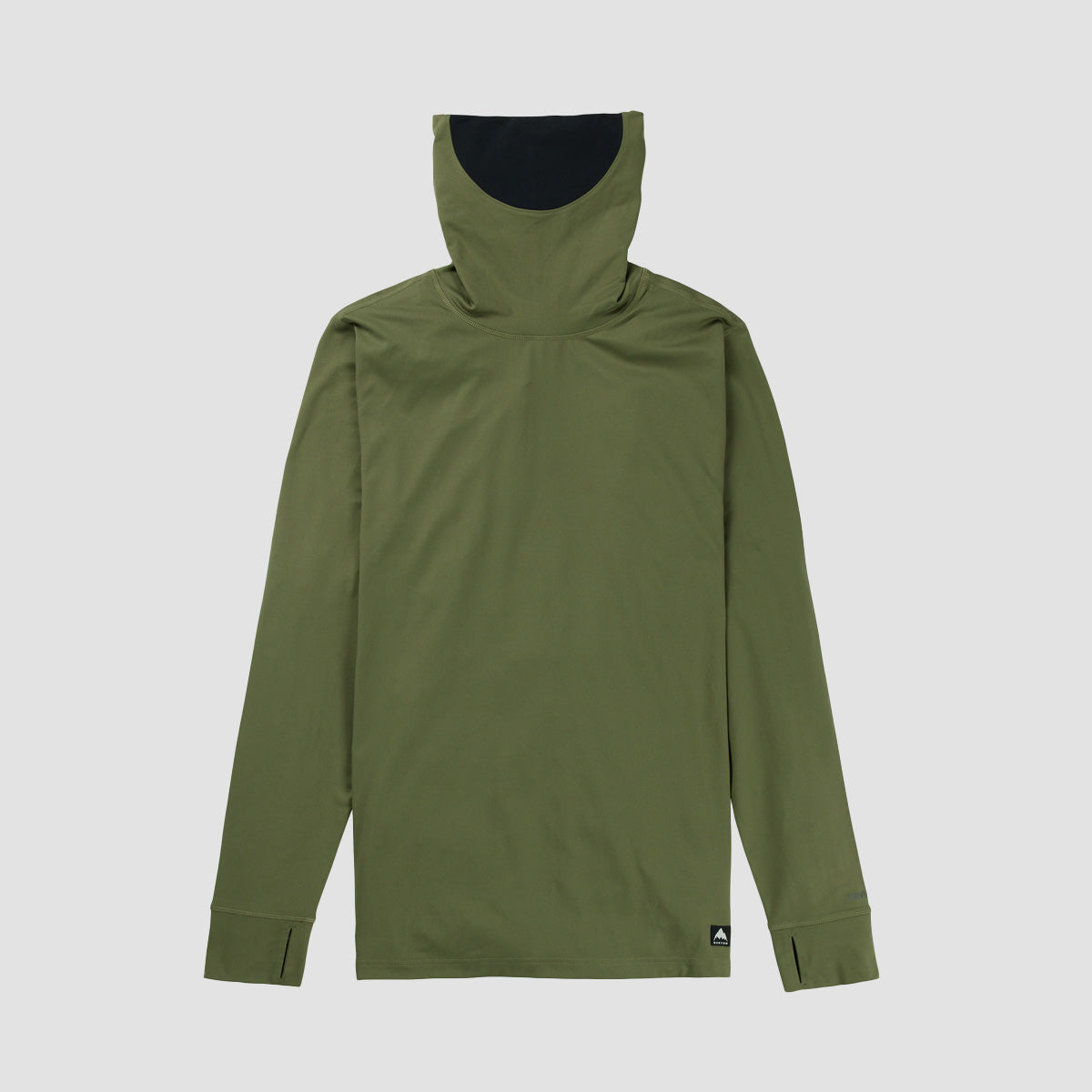 Burton Midweight Base Layer Long Neck T-Shirt Forest Moss