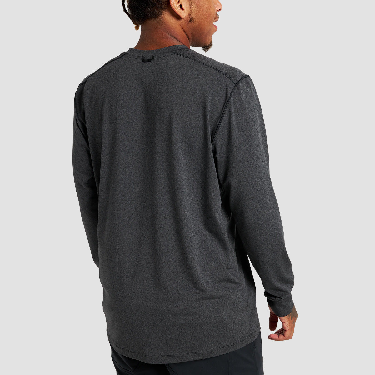 Burton Multipath Essential Tech Longsleeve Base Layer T-Shirt True Black Heather