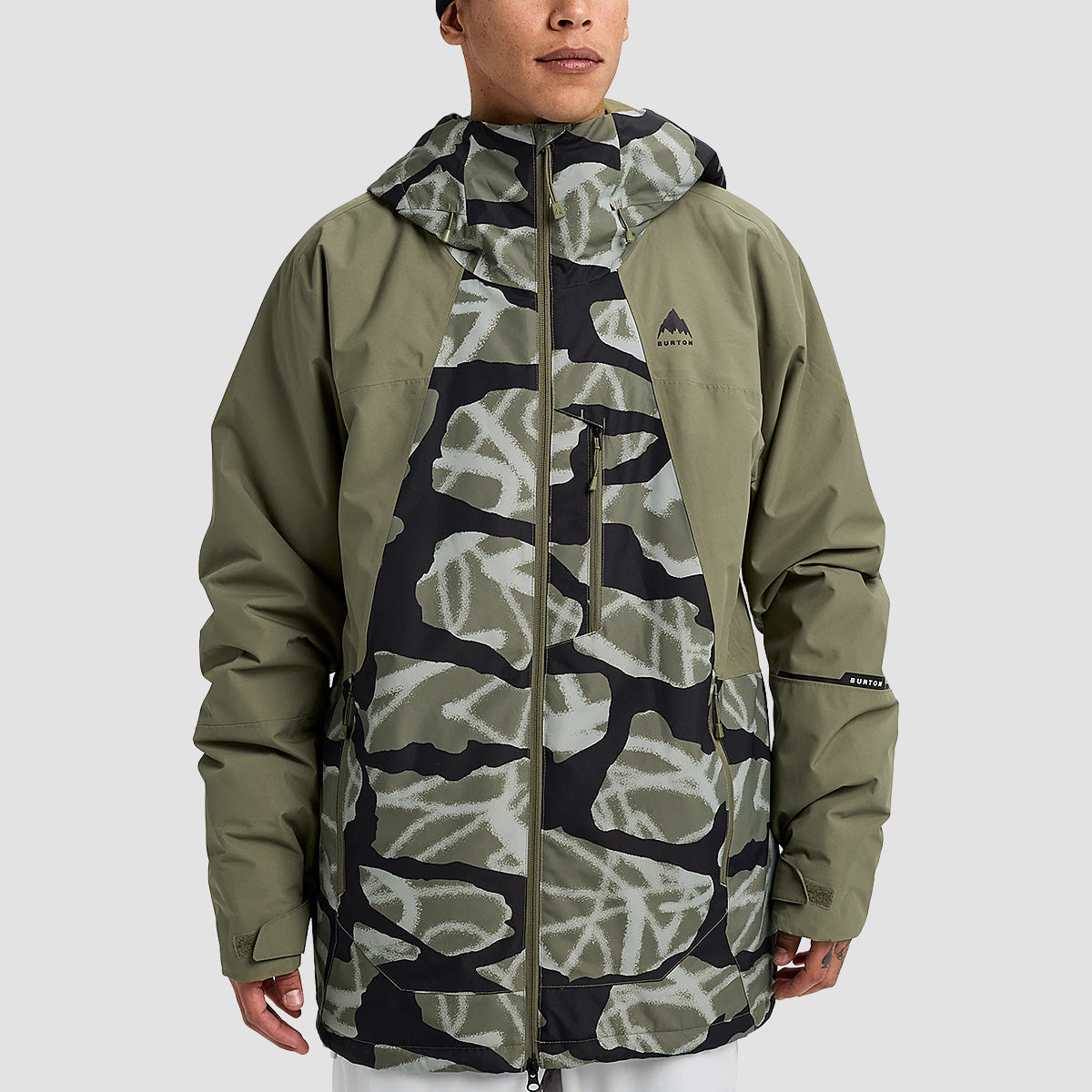 スケートボード BURTON M JPN COACHES JKT WORN CAMO L Burton Reserve 2L Insulated Snow Jacket Gray Cloud/Washed Lavender