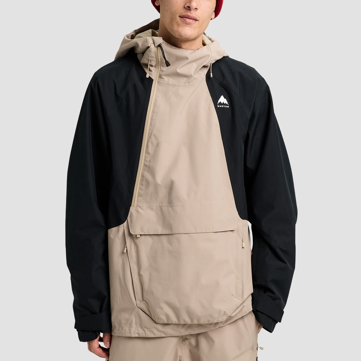 Burton Reserve 2L Relaxed Anorak Snow Jacket Summit Taupe/True Black