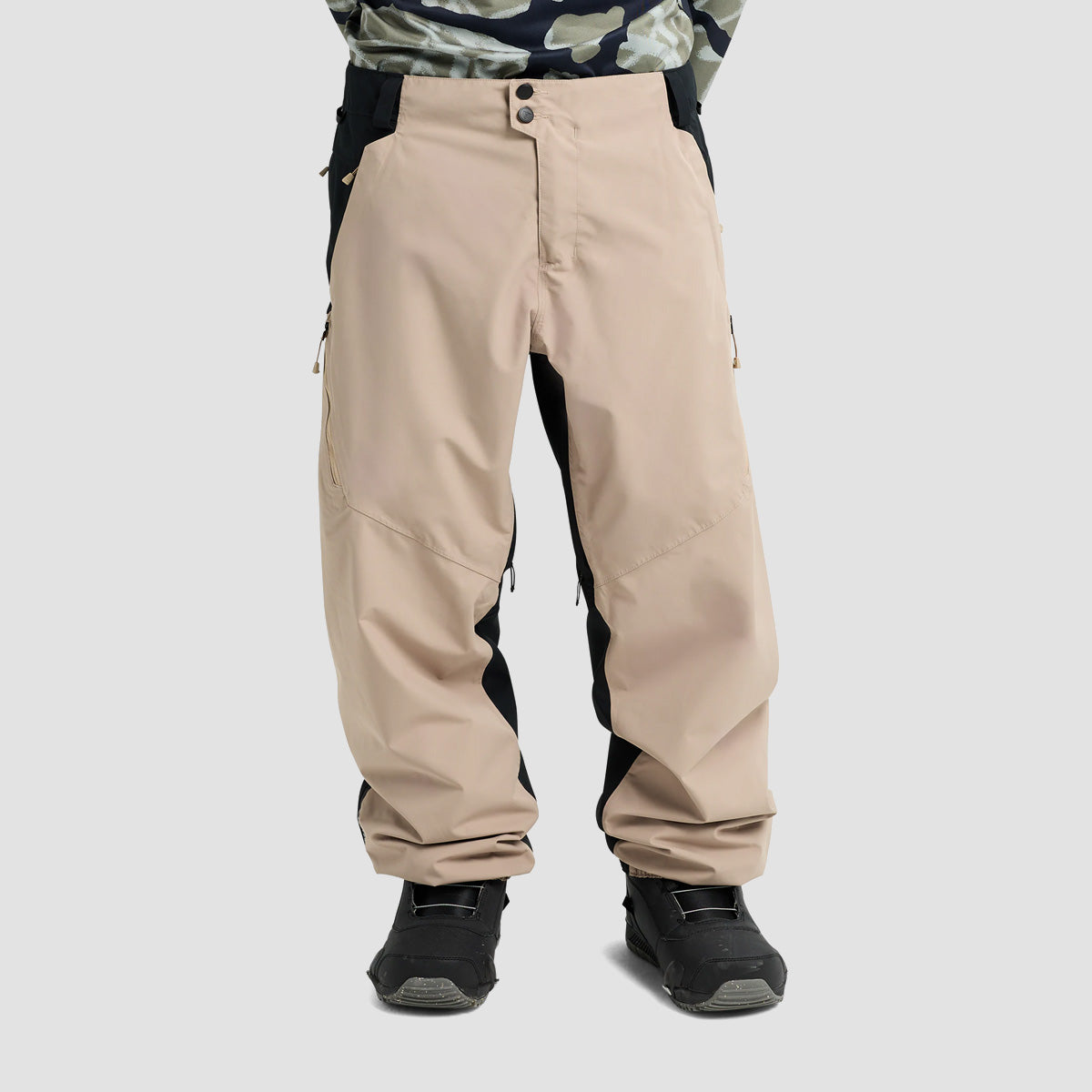 Burton Reserve 2L Relaxed Snow Pants Summit Taupe/True Black
