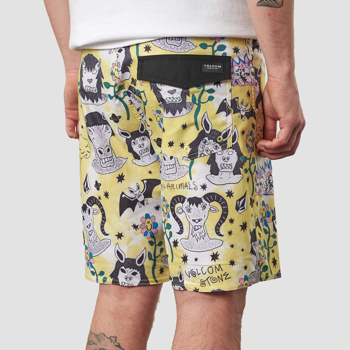 Volcom Surf Vitals Ozzy Stoney 19" Shorts Glimmer Yellow