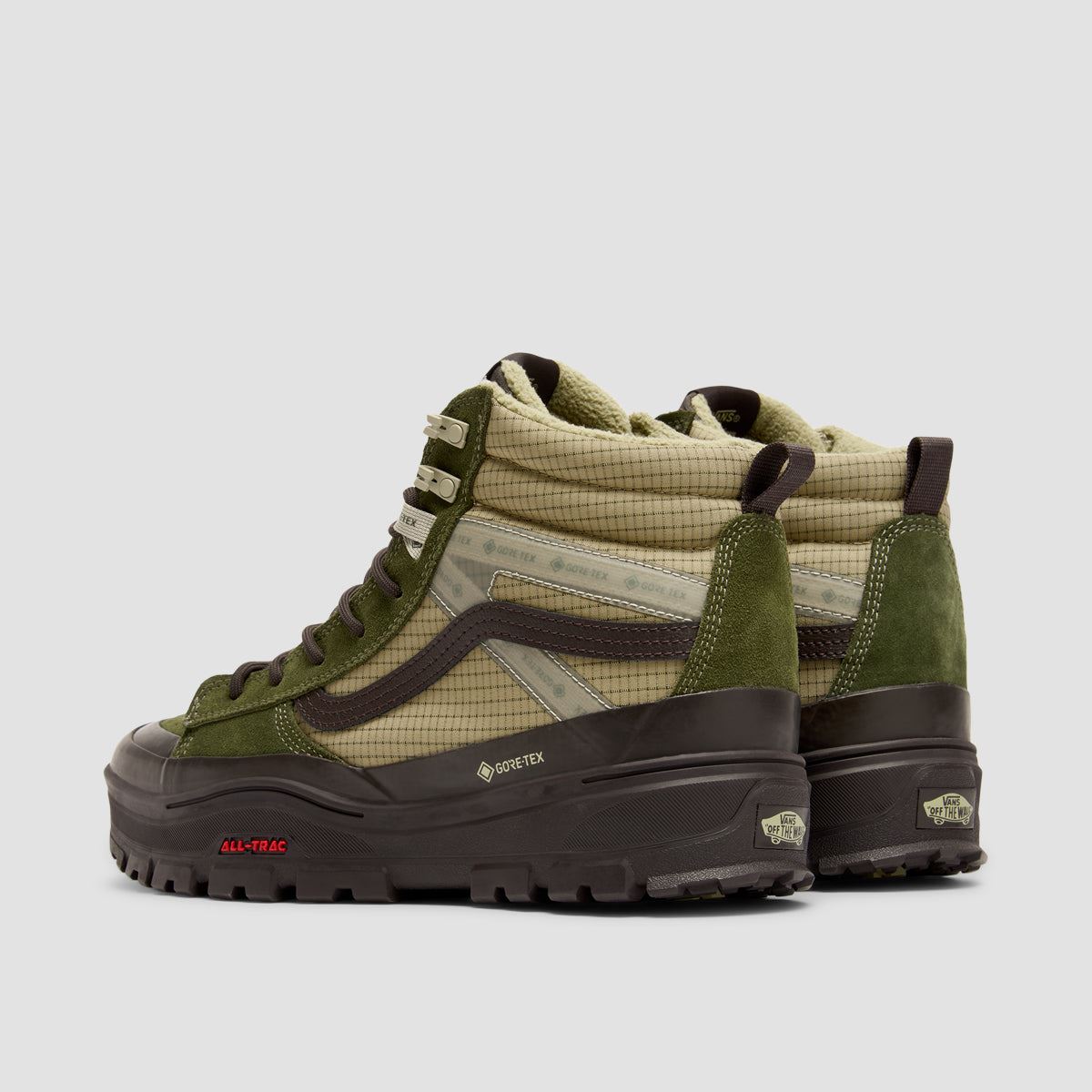 Vans Sk8-Hi Gore-Tex Insulated Boots - Dark Green/Dark Brown
