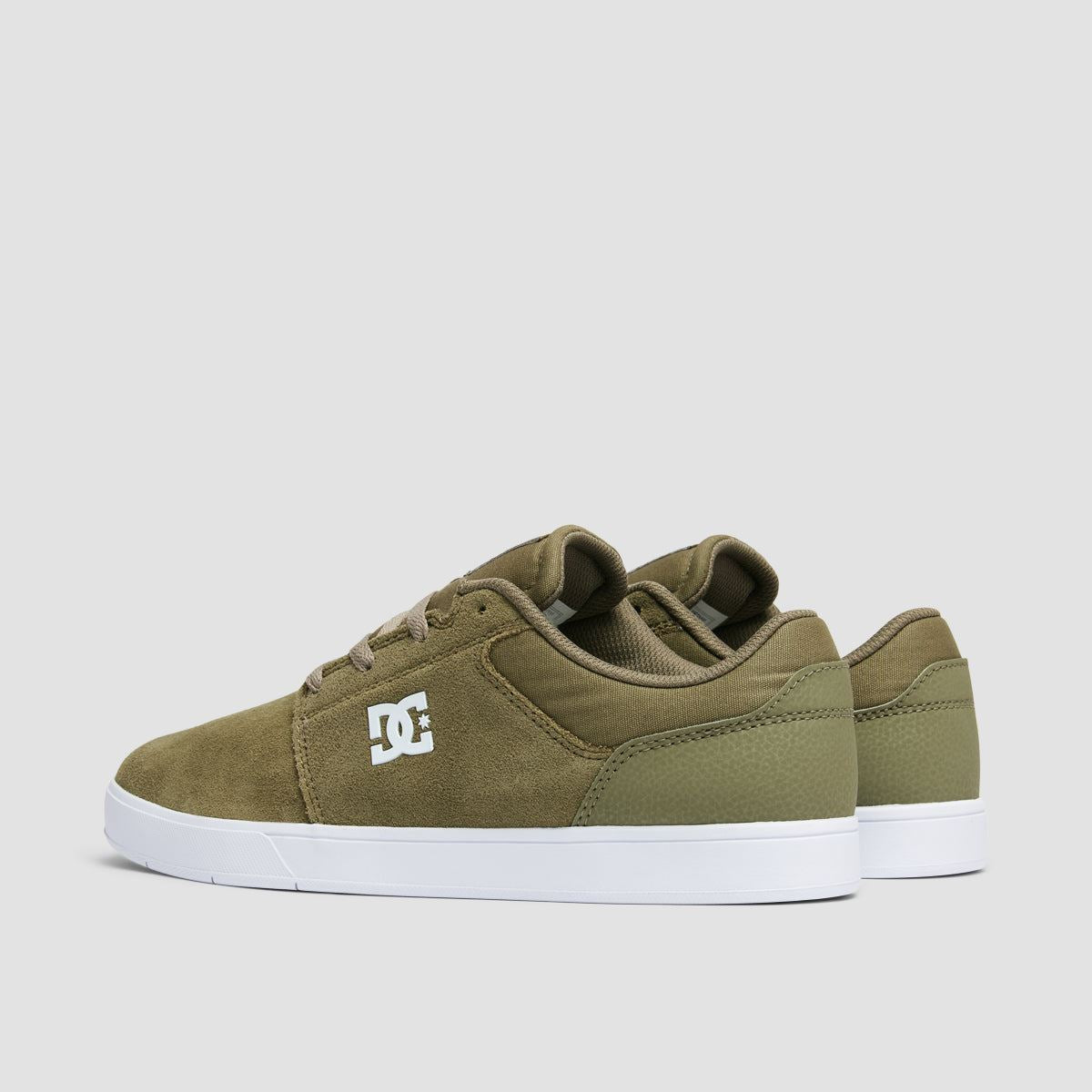 DC Crisis 2 Shoes - Olive/White