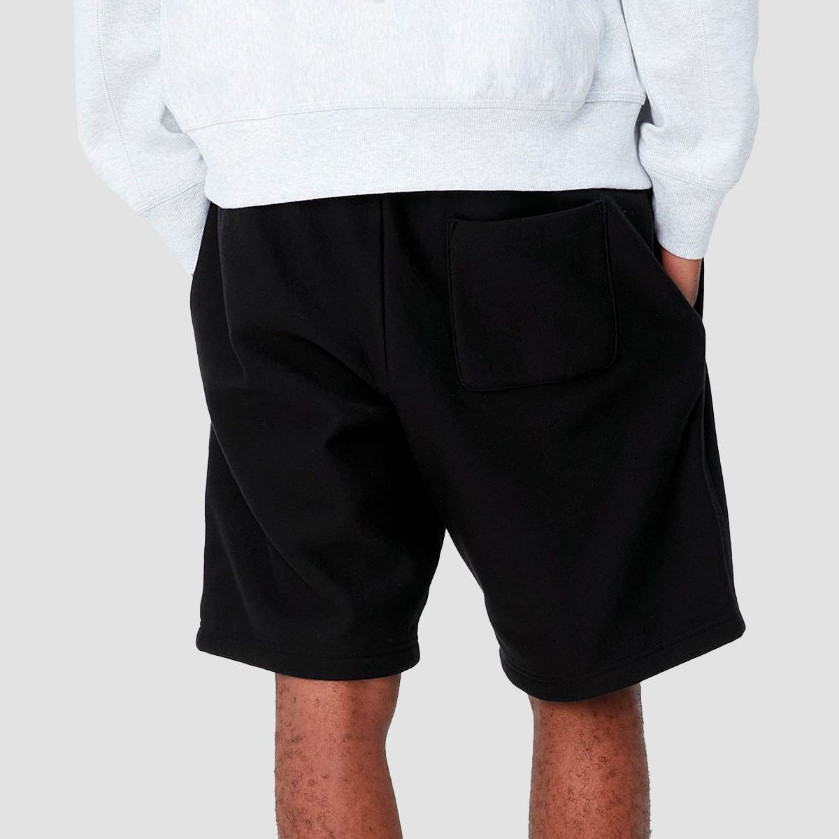 Carhartt WIP American Script Sweat Shorts Black