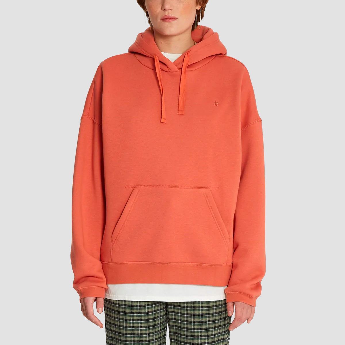 Volcom top orange hoodie