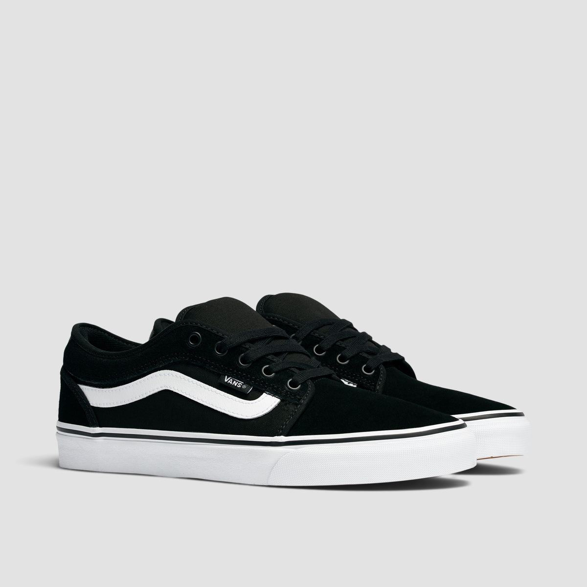 Vans Chukka Sidestripe Shoes - Black/White