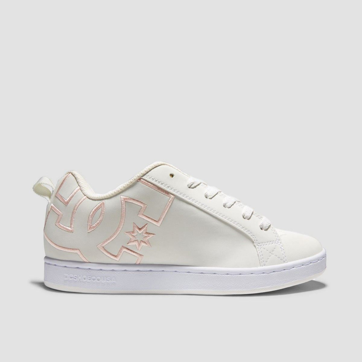 DC Court Graffik Shoes - Cream - Womens