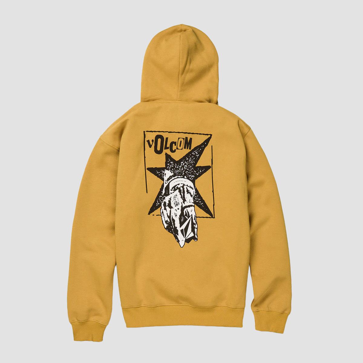 Volcom Strikehood Pullover Hoodie Honey Gold