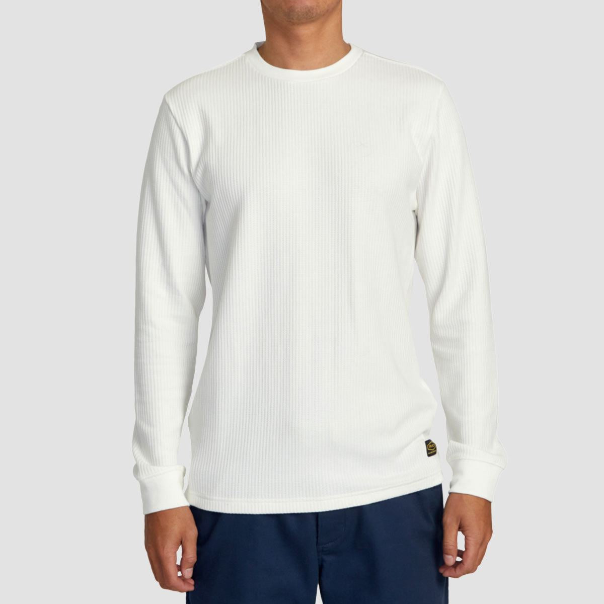 RVCA Day Shift Thermal Longsleeve T-Shirt Off White