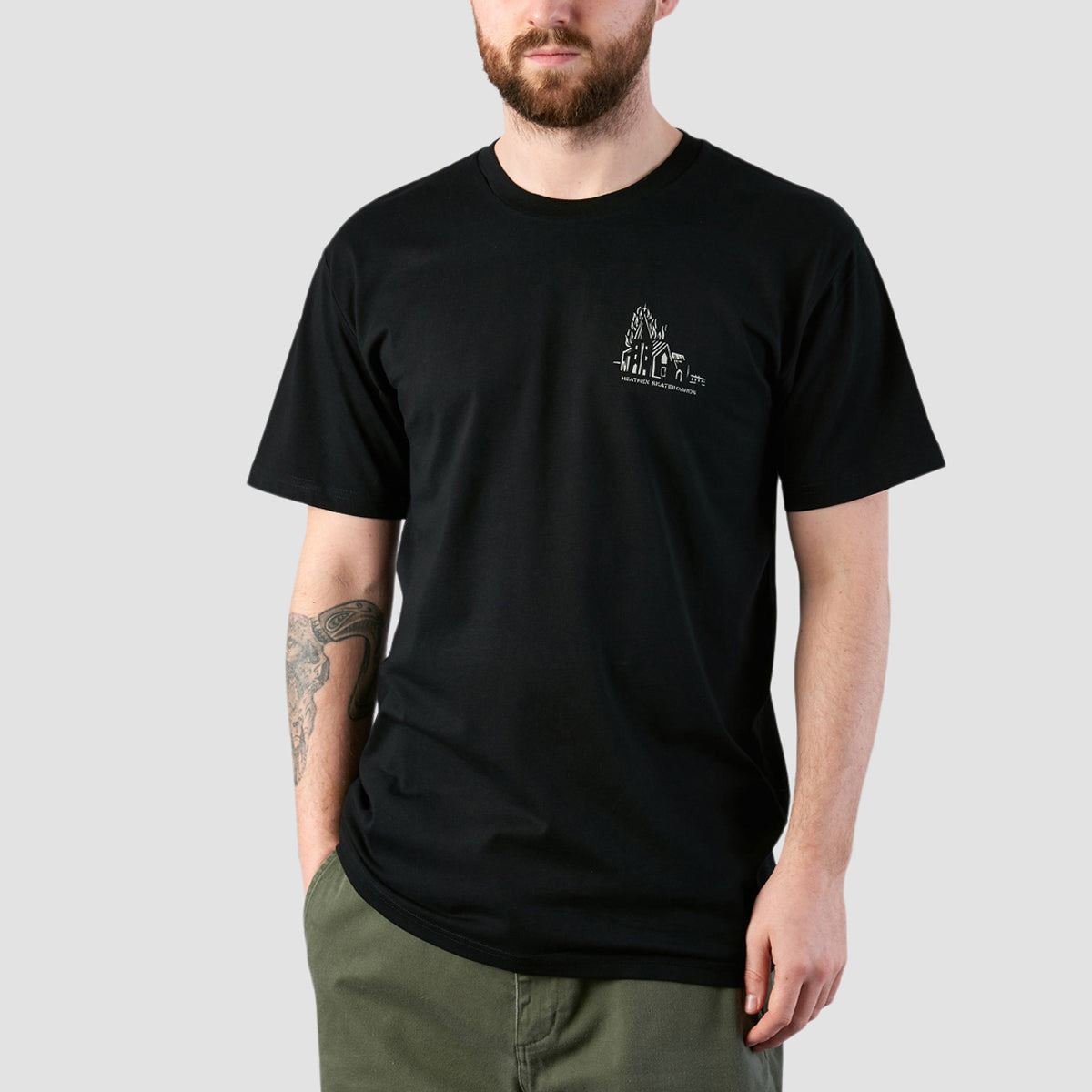 Heathen Lighthouse T-Shirt Black