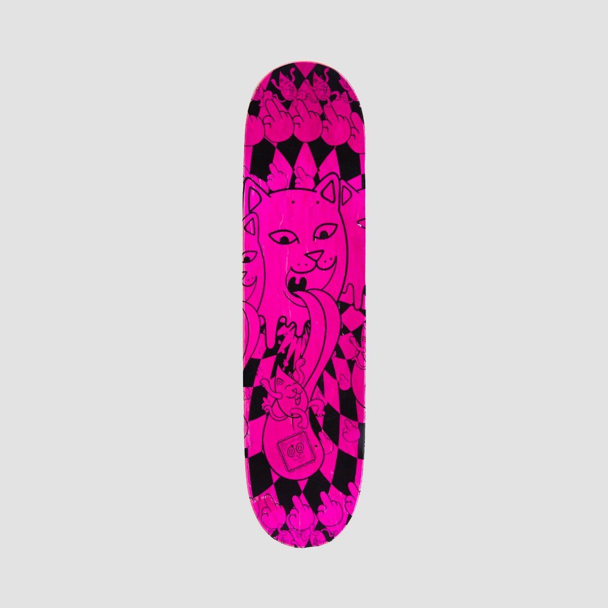 Ripndip Micro Nerm Skateboard Deck Pink - 8"