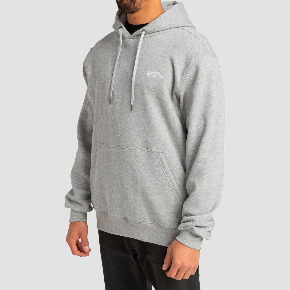 Billabong Arch Pullover Hoodie Grey Heather