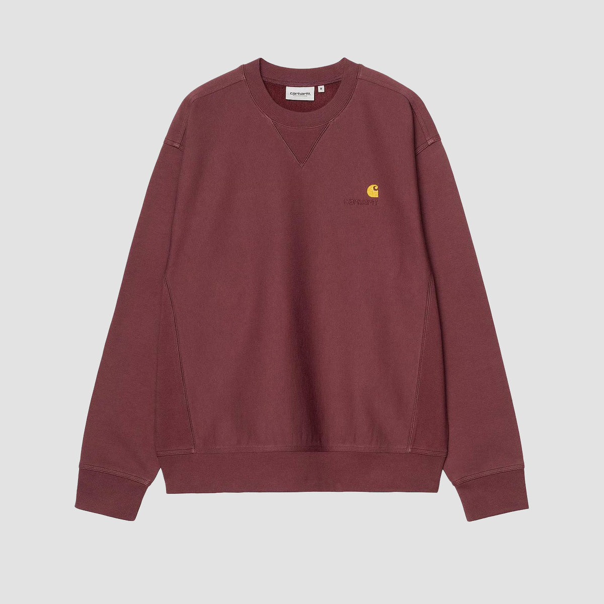 Carhartt WIP American Script Crew Sweatshirt Amarone