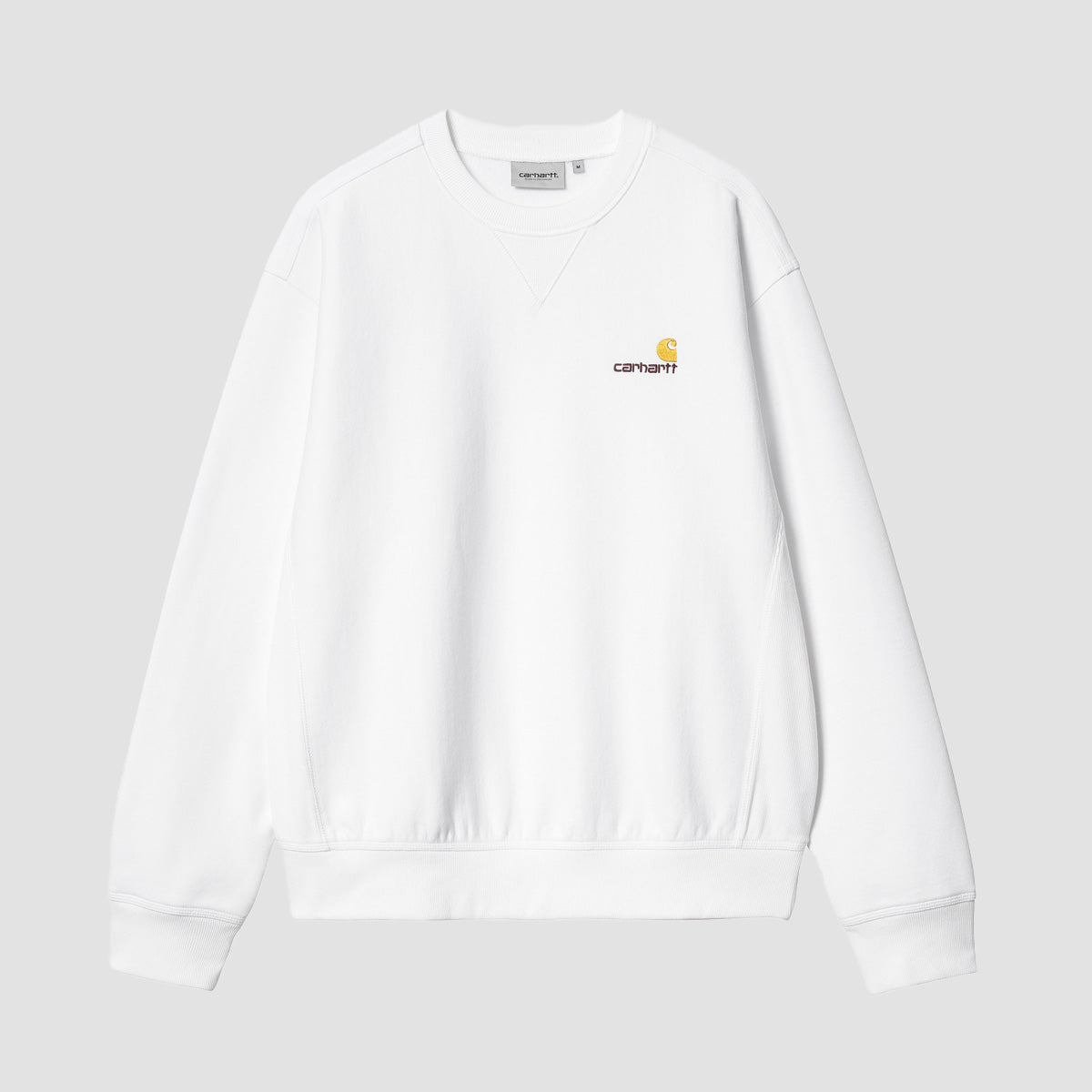 Carhartt WIP American Script Crew Sweatshirt White