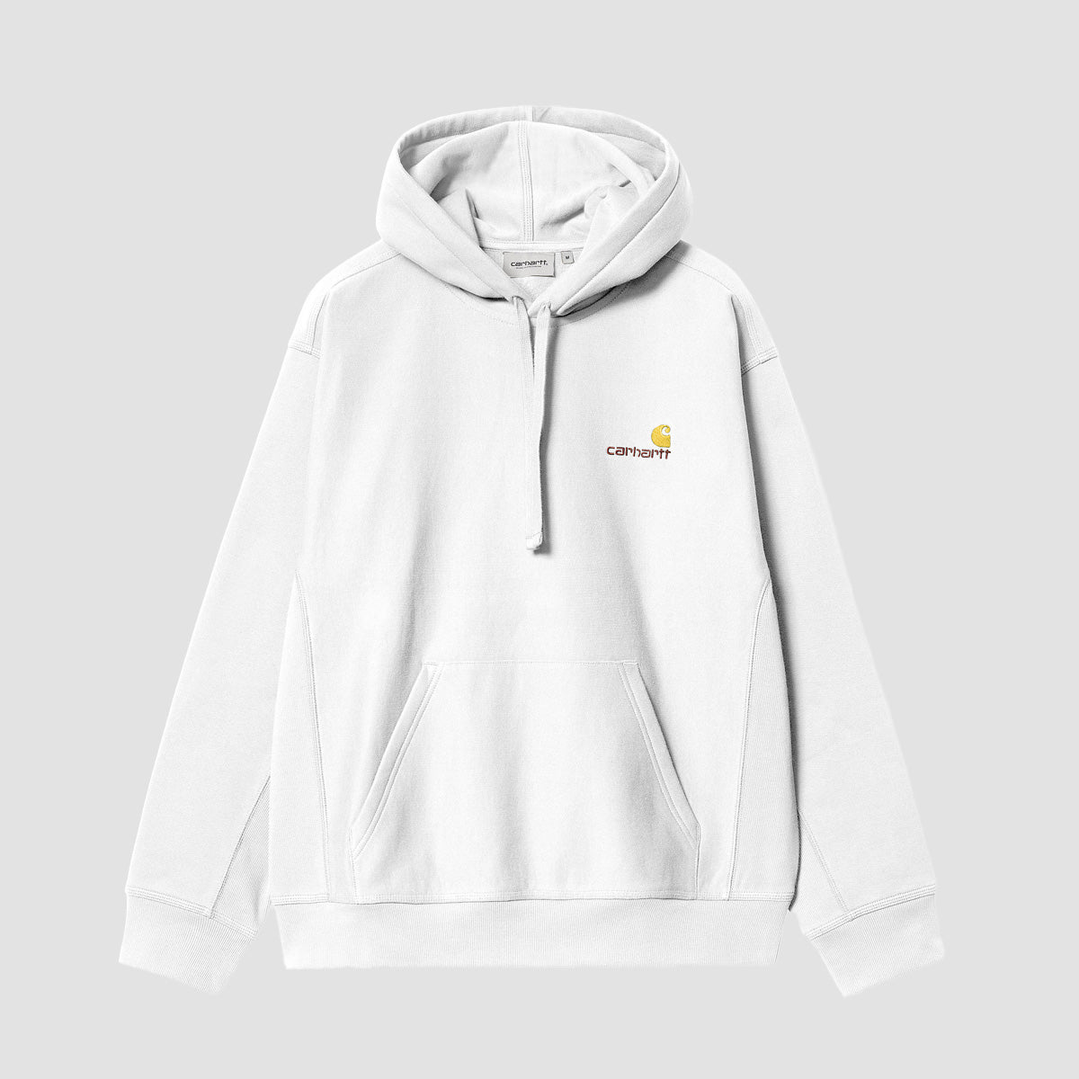 Carhartt WIP American Script Pullover Hoodie White